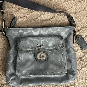Coach Silver Crossbody Bag